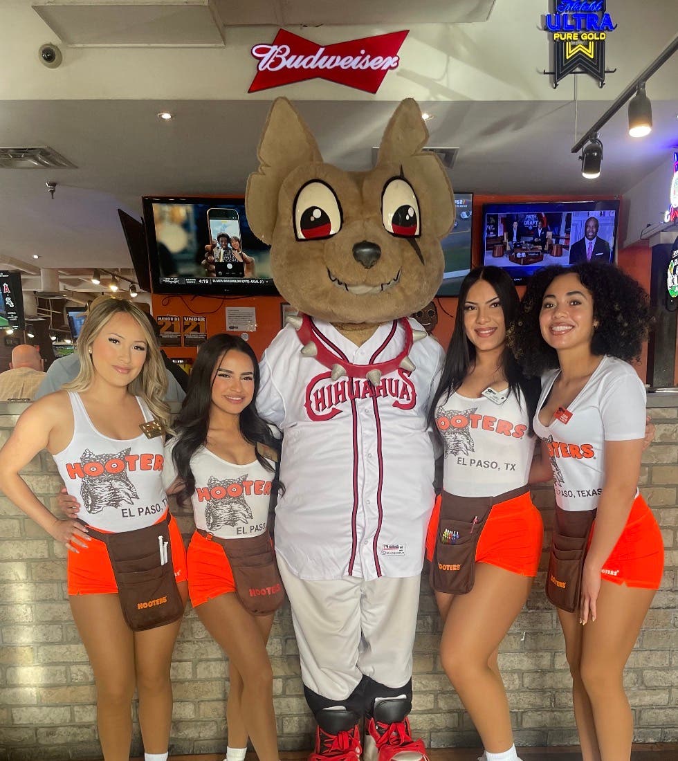 Meet Chico the El Paso Chihuahuas Mascot and Kids Eat Free at Hooters El Paso East