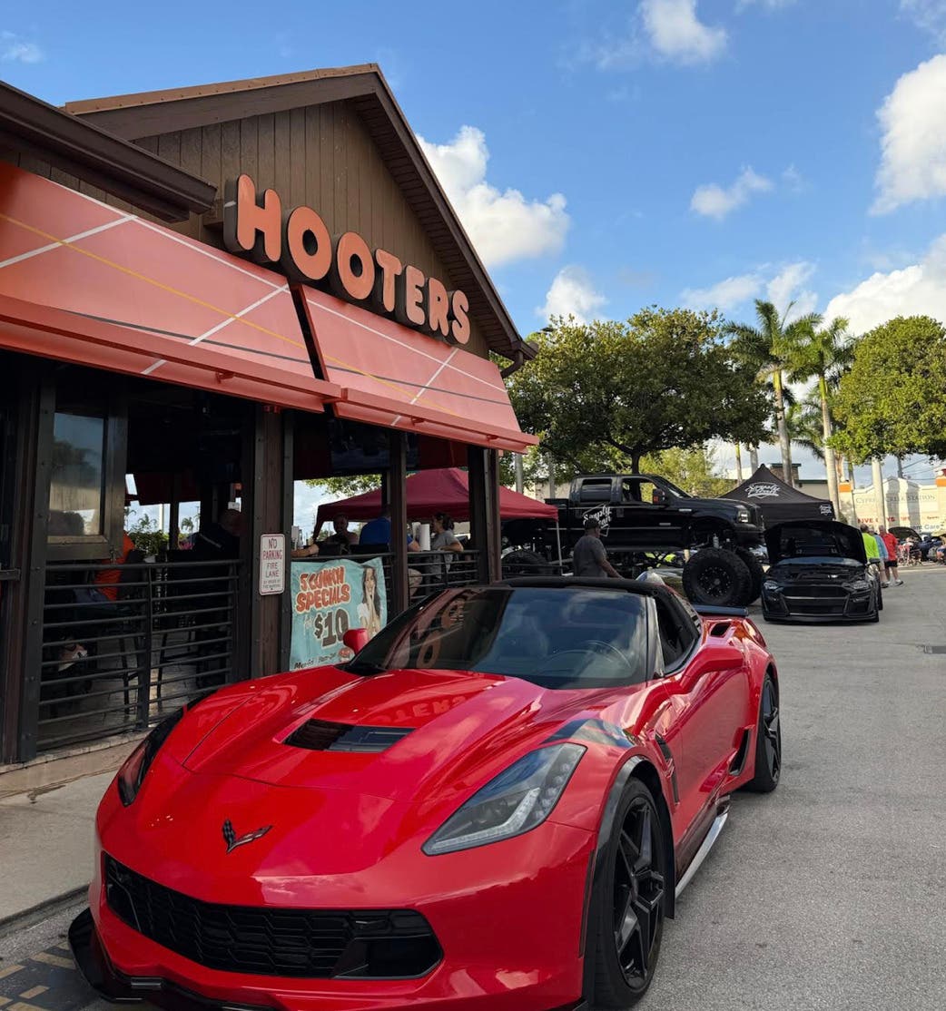 Check out Classic Cars at Hooters on August 25