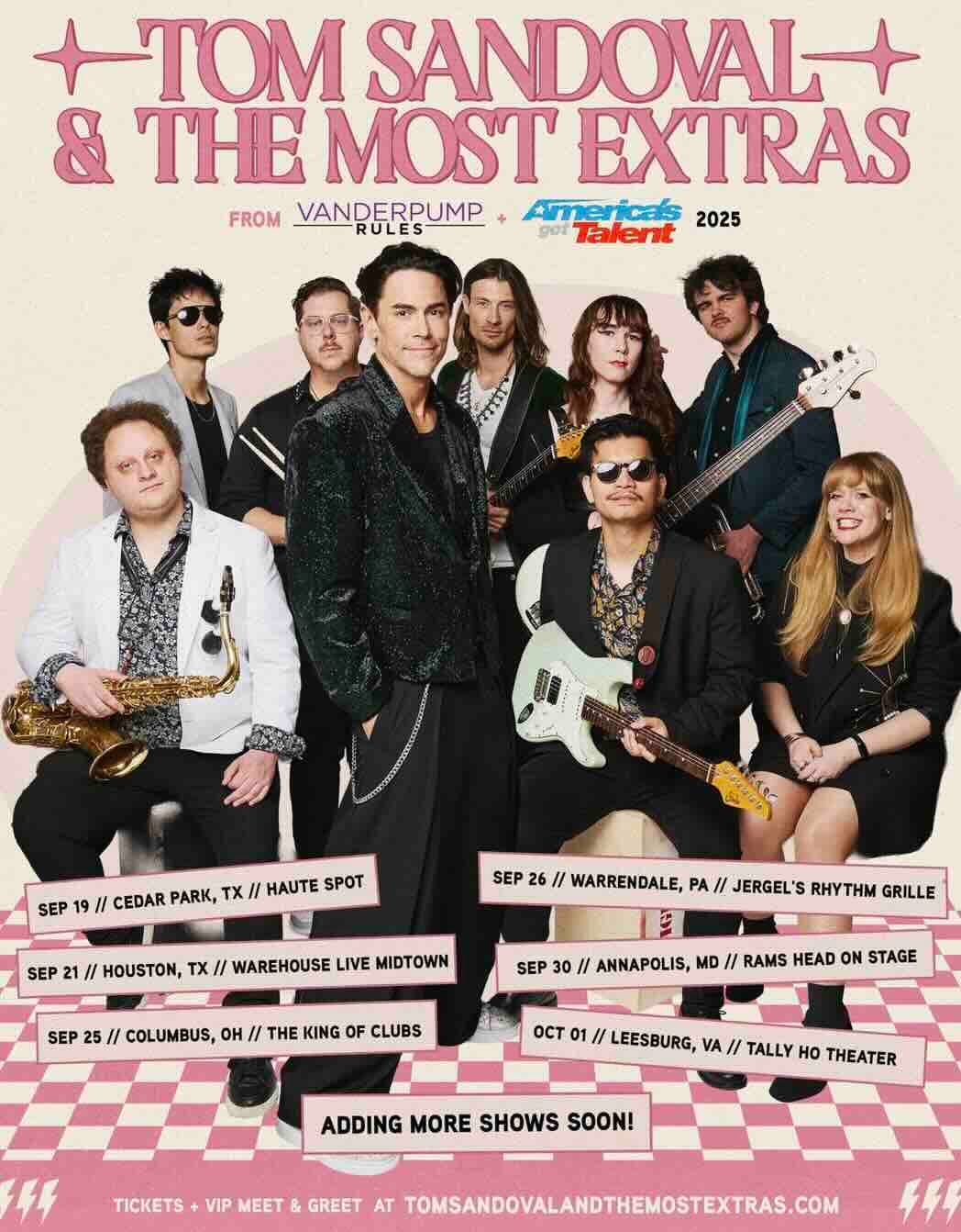 Tom Sandoval & The Most Extras Live in Concert
