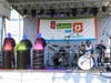 2019 Blue Man Group Boston Drum-Off winner Cyzon Griffin performs with Blue Man Group