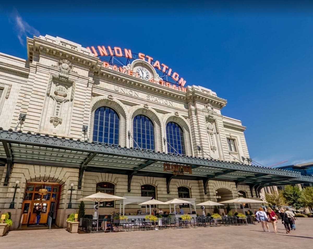 A suspicious package was under investigation Wednesday at Union Station, Denver police said.