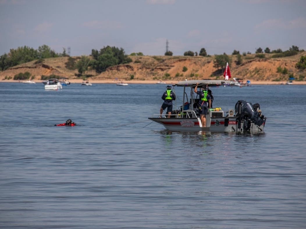 Rescue crews are searching for a missing 18-year-old in the Chatfield Reservoir.