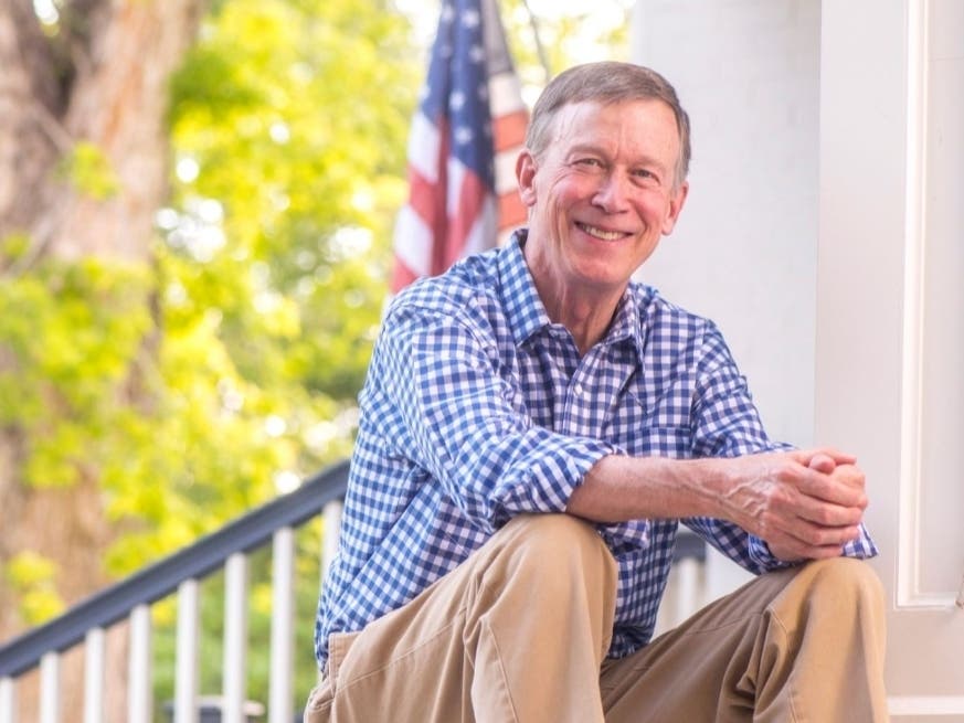 Democrat John Hickenlooper is the projected winner in the U.S. Senate race against Republican Sen. Cory Gardner in Colorado, according to The Associated Press.