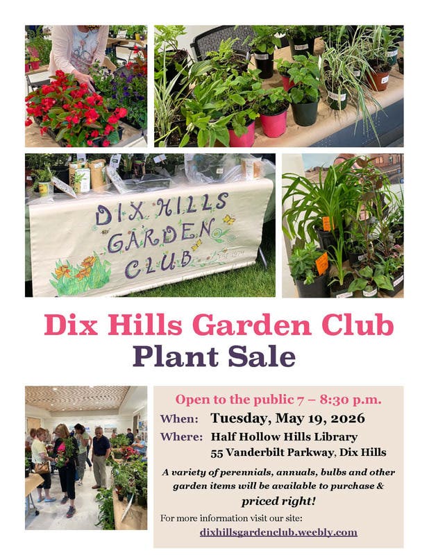 The Dix Hills Garden Club Plant Sale