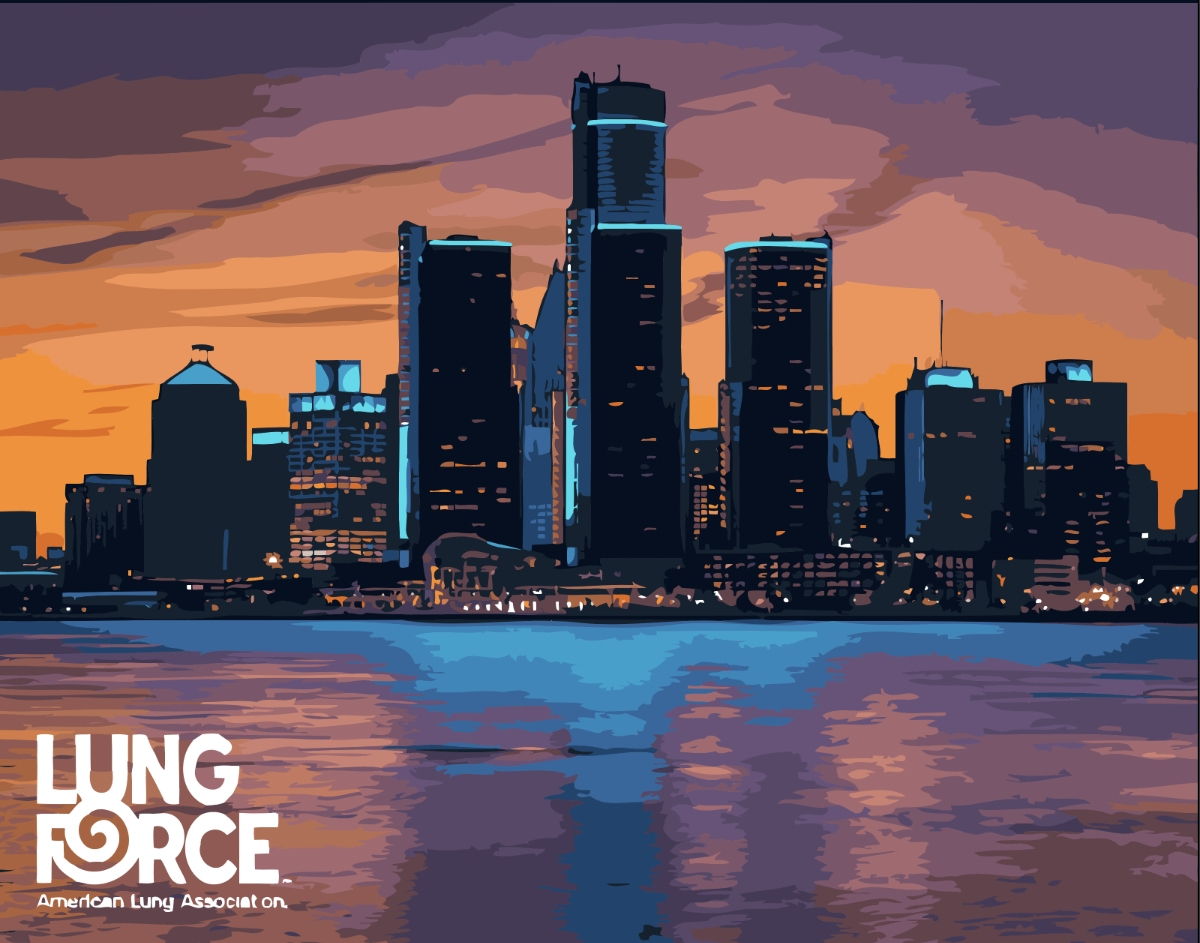 LUNG FORCE Paint-By-Numbers Project