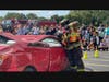 Orland Fire Protection District firefighters demonstrate a vehicle extraction and the "jaws of life" at the annual Open House Sat. Sept. 24, 2022