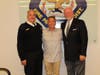 OFPD Fire Chief Michael Schofield, former OFPD Board President Christopher Evoy, and OFPD President John Brudnak