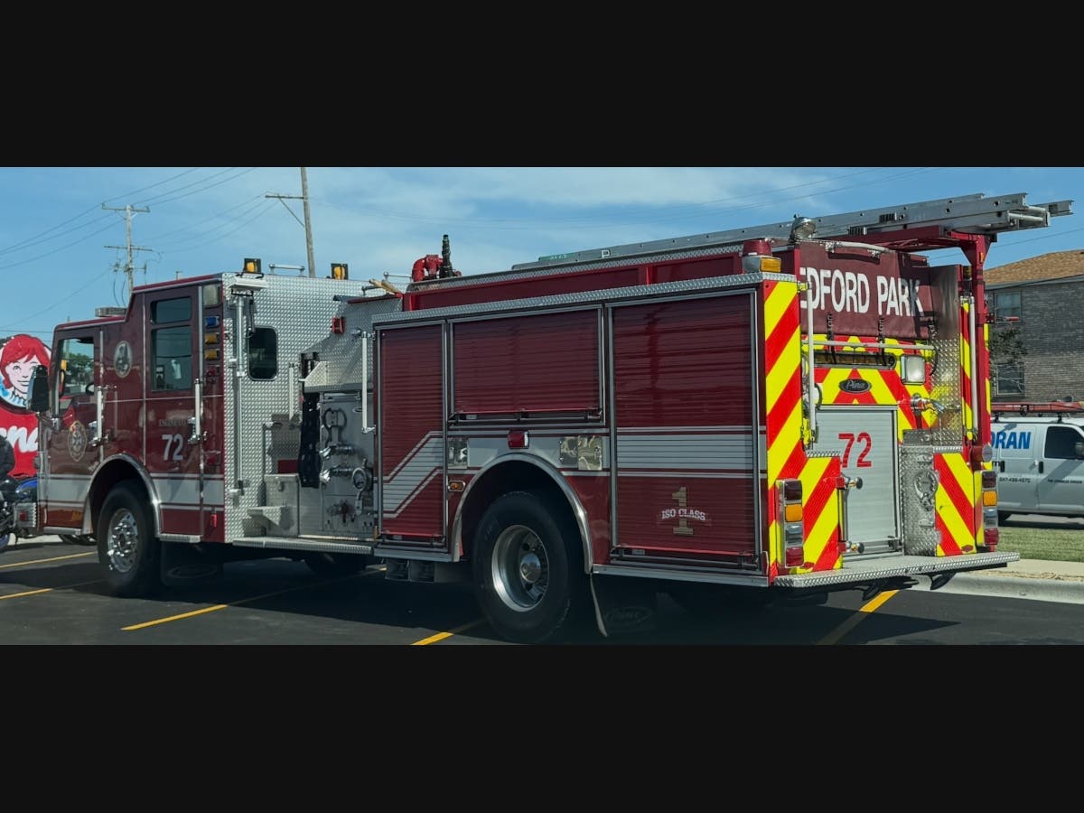 Bedford Park Fire Truck 72. Photo courtesy of Ray Hanania
