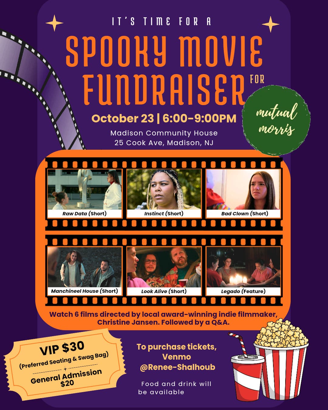 Halloween Film Fundraiser