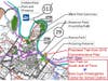 Comprehensive Plan showing Borough Parks and opportunity to add new South side park and Trail Connection