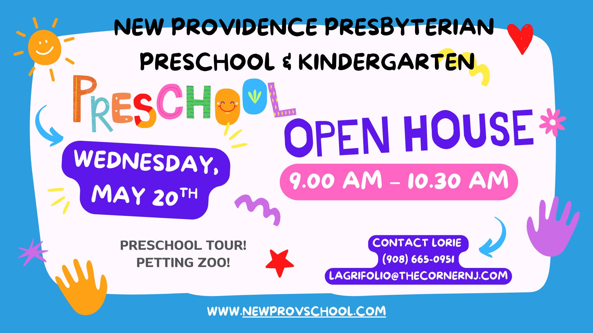 New Providence Presbyterian Preschool & Kindergarten Open House