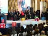 Governor of Durango, Mexico, Dr. José Rosas Aispuro Torres, addresses former heads of state and government, leaders from government at all levels, experts, scholars, business leaders, activists, and environmentally concerned youth.