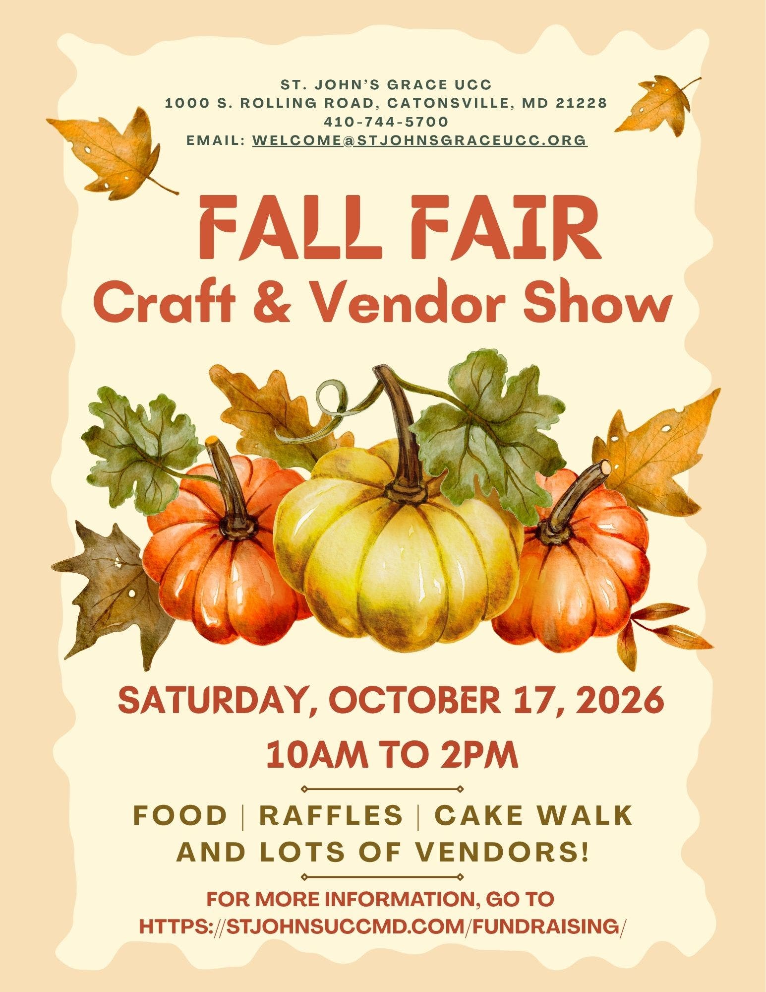 Fall Craft & Vendor Show