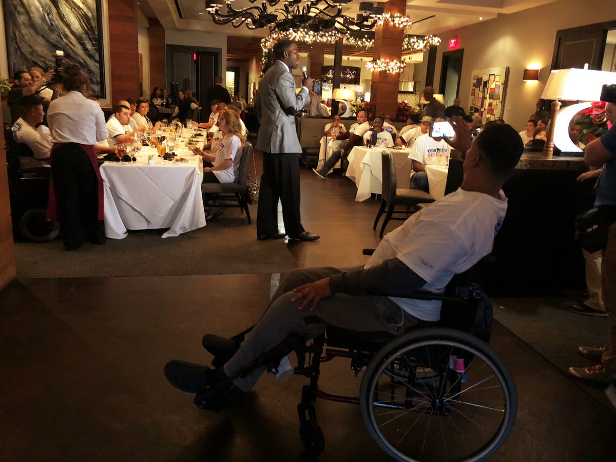 Michael Finley Addresses Troops