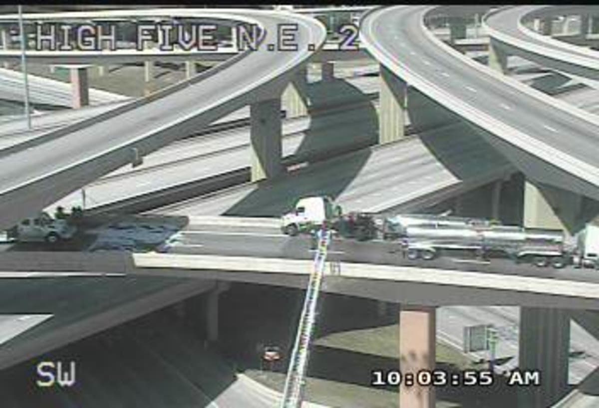 Some Lanes Of High Five Reopen After Tanker Crash | Dallas, TX Patch