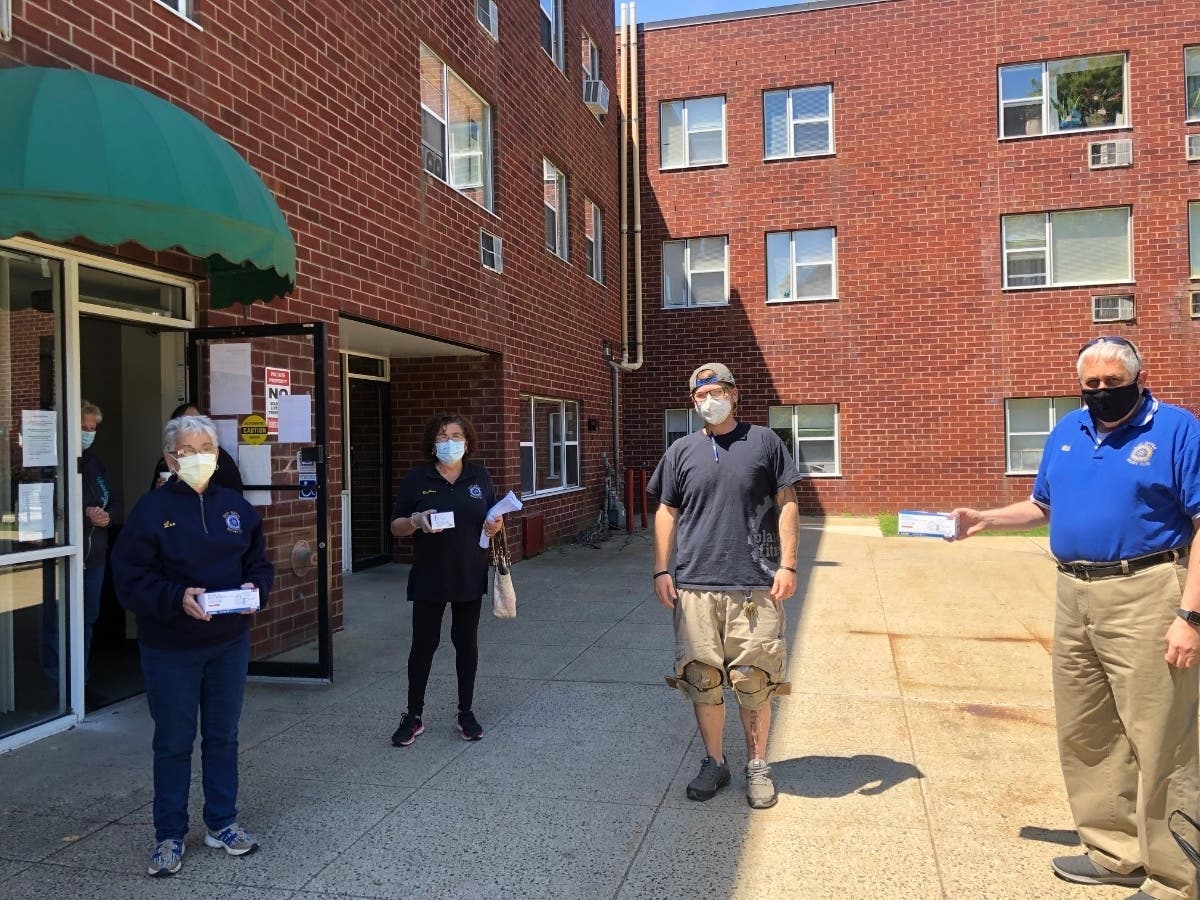 East Haven Rotary Club Donates Masks, Care Packages | East Haven, CT Patch
