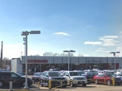 A once full Nissan of St. Charles lot is now empty after the state closed the dealership down. 
