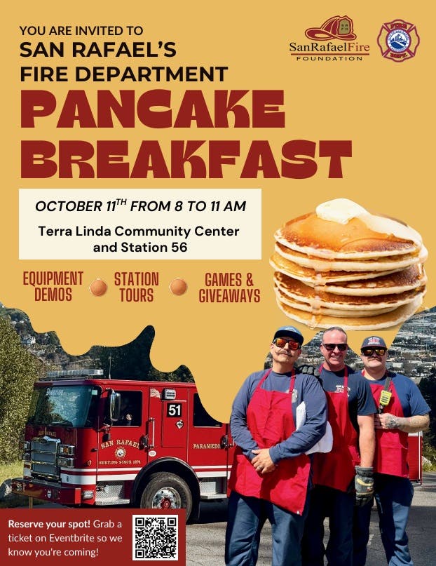 Pancake Breakfast - Supporting the San Rafael Fire Dept.
