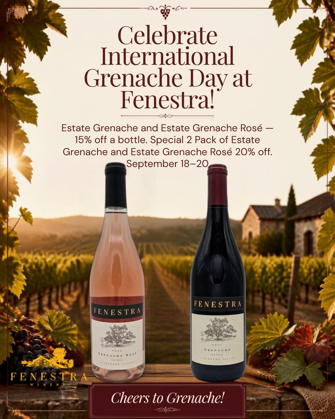 Celebrate International Grenache Day Weekend Sale