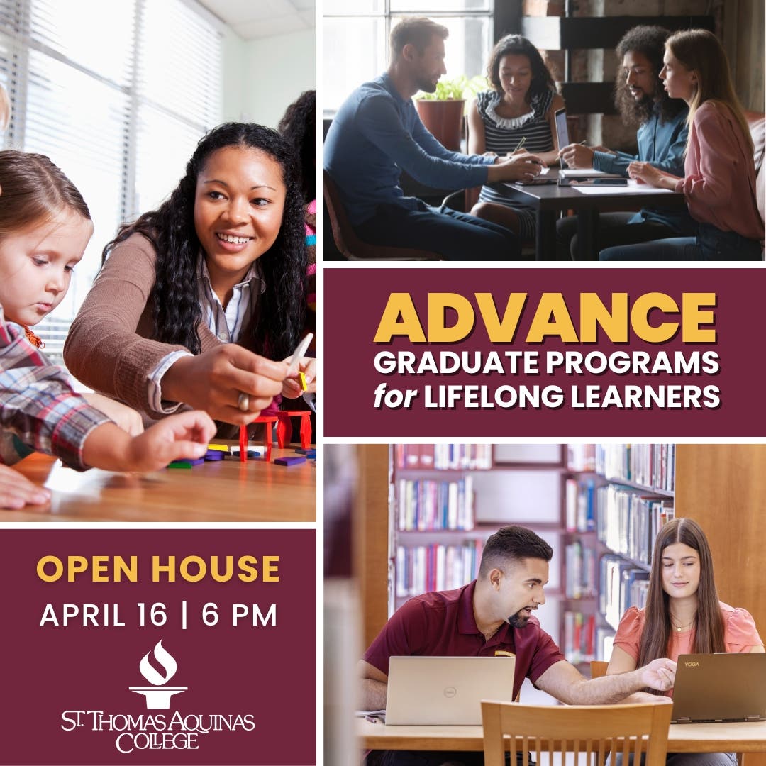 Apr 16 | Graduate Open House at St. Thomas Aquinas College | New City, NY  Patch