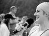 Olympic swimmer Missy Franklin speaks at a previous Swim Across America event. More than 100 Olympians support Swim Across America to raise funds to fight cancer. Swim Across America's first Nashville swim is scheduled for April 23, 2022. 