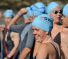 Swimmers of all ages participate in either a 1/2-mile swim, a 1.5 mile swim or a 3-mile swim on Saturday, June 25.