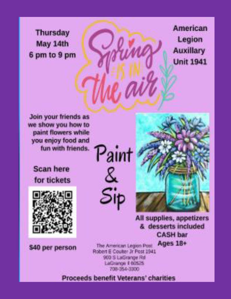 Paint & Sip - Veterans Fundraiser