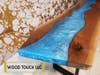 River table with epoxy resin 