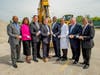 State legislators, local officials and hospital executives at the site of Advocate South Suburban's surgical center.