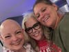 Breast cancer survivor Elizabeth Hurley is thankful the healing power of her friendships with friends Heidi Mesa and Katie Avila. 