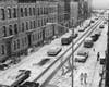 Snow on Melrose Street, Bushwick, Brooklyn, 1981 .