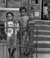 Girls at the Gate, Herkimer Street, Ocean Hill.