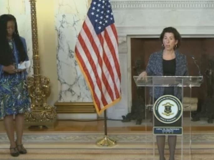 Gov. Gina Raimondo said Rhode Island will start to reopen this weekend. The first phase will allow some nonessential businesses like shopping centers to reopen.