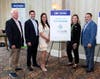 Doug Schwarz, Ocean University Medical Center Foundation chair; Dr. Ken Sable, president, Acute Care Hospital Division, HMH; Sara Kohn and Heather Sanchez from title sponsor Marquis Health; Frank Citara, president and chief hospital executive, OUMC 