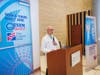 Burton Appel, M.D., associate director of the Children’s Cancer Institute at Joseph M. Sanzari Children’s Hospital, speaks during the check presentation from Teen Cancer America and First Citizens Bank at the Helena Theurer Pavilion.