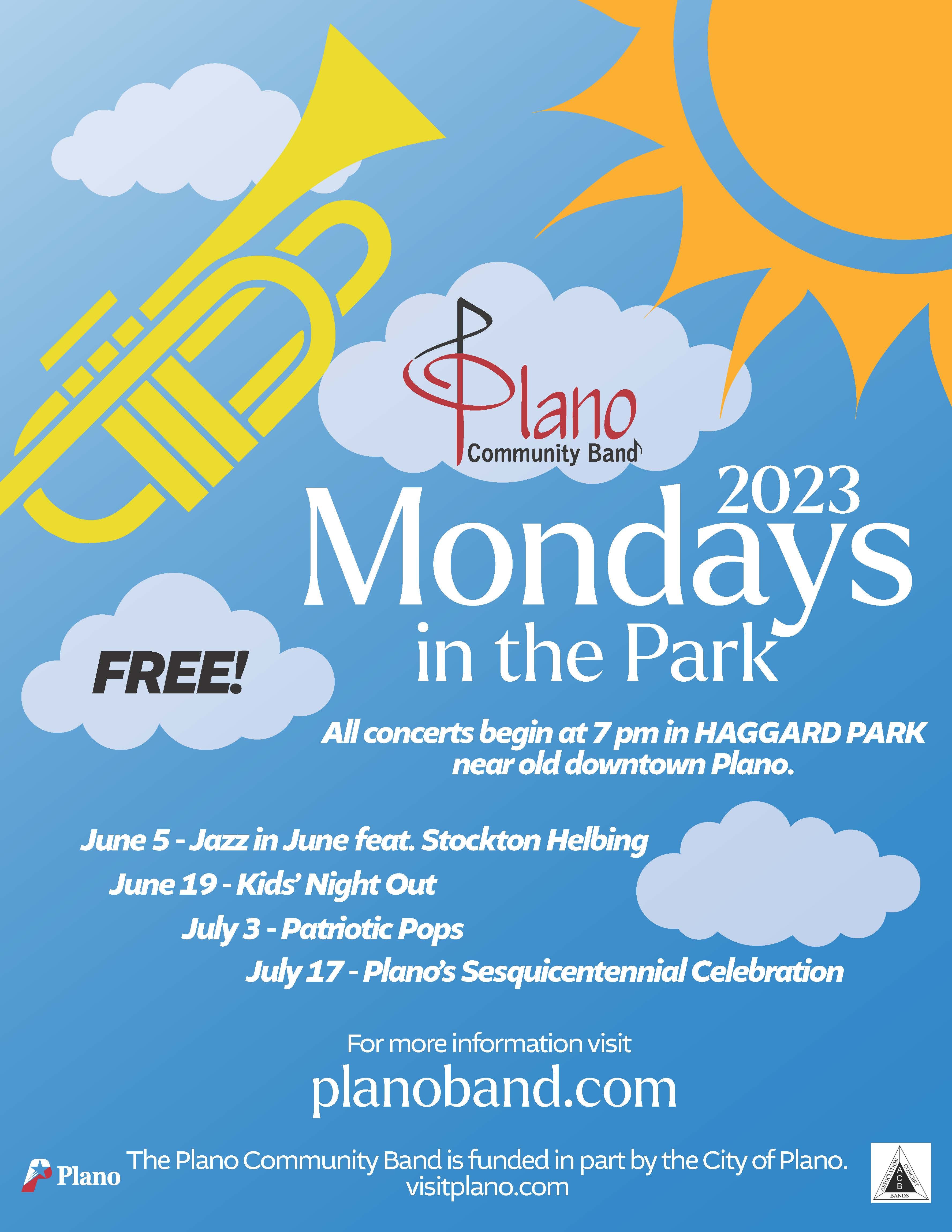 Jun 5 | Plano Community Band presents "Jazz in June featuring Stockton  Helbing" | Plano, TX Patch