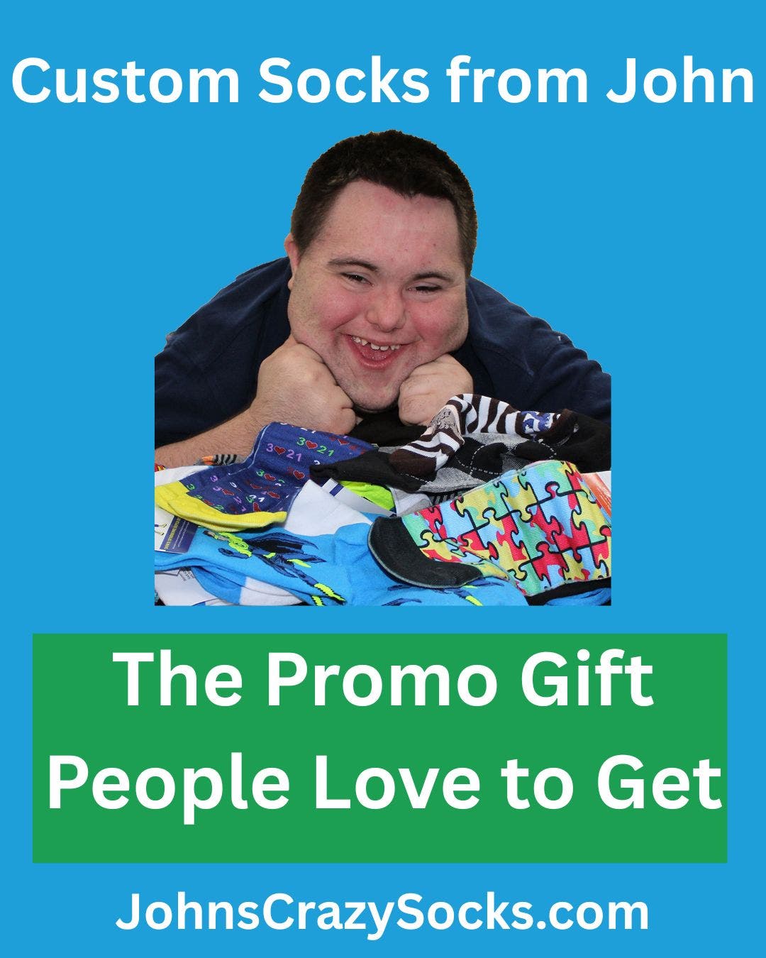 Need a Promotional Gift: Make It Unique with Custom Socks from John's Crazy Socks