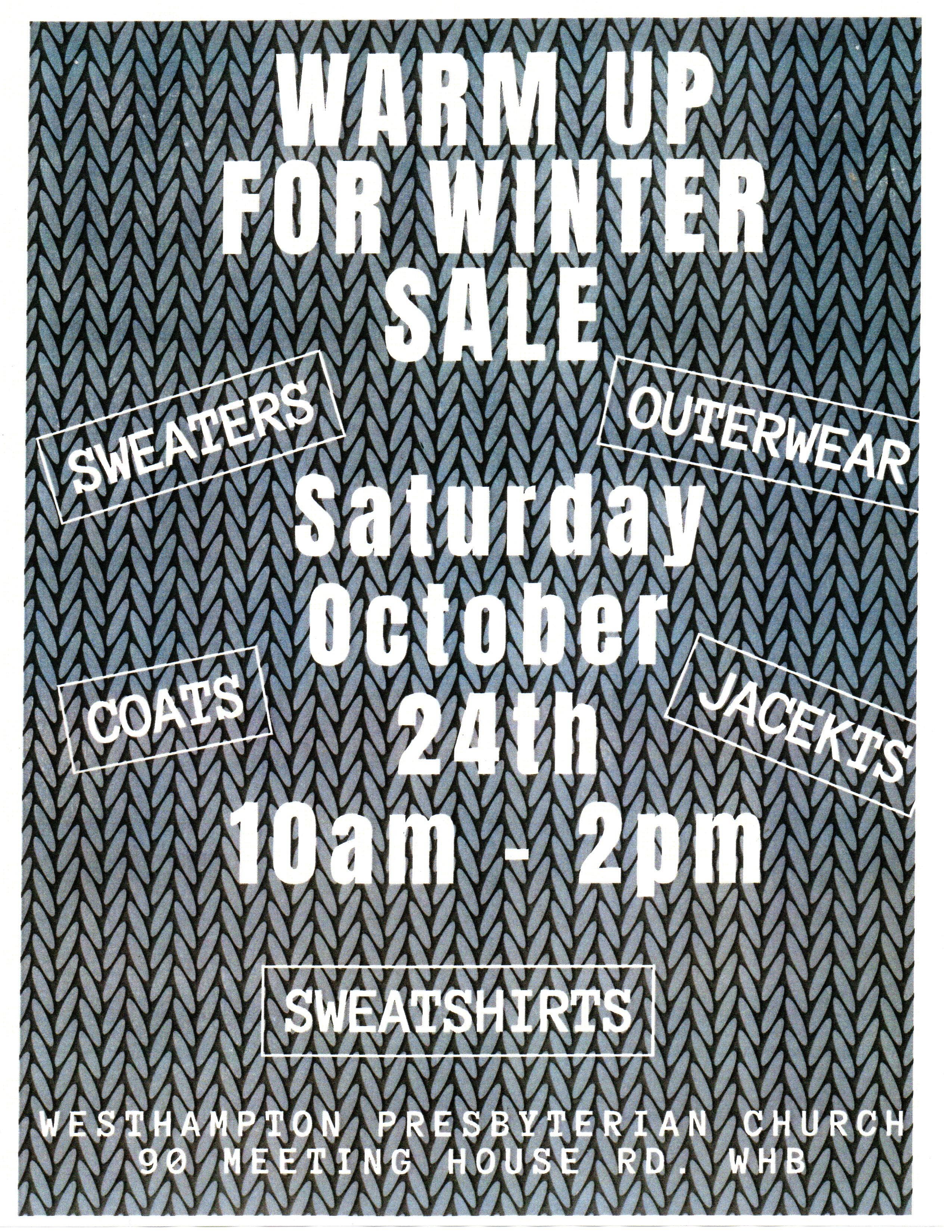 Warm Up For Winter Sale
