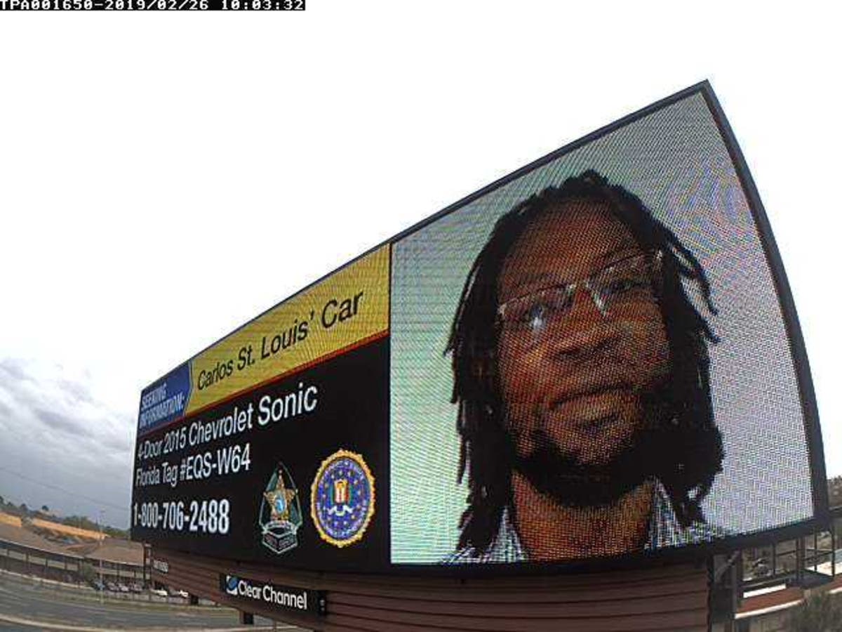 The FBI has put up billboards posting the reward.