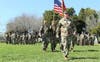 More than 200 friends and family members gathered to bid farewell to the soldiers of the 641st Regional Support Group.