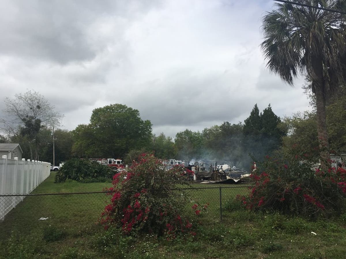 Pasco Fire Rescue were called to a mobile home fire in the 5900 block of Penny Royal Road in Wesley Chapel.