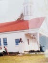 The bell was originally mounted at the original church in Lakeland.