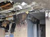 The fire caused major damage to the inside of the home.