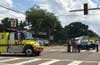 A truck passenger died when a helicopter crashed in Palm River. 
