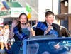 The 2018 Bonnie Lad and Lass ride in the parade. 