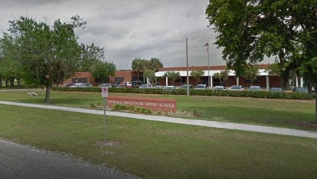 A school resource officer's gun accidentally discharged at Weightman Middle School Tuesday. 
