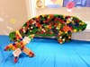 Preschoolers engaged in a month-long upcycling challenge.