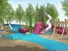 The main feature of the children's playground will be a piece of equipment called the "Kraken."