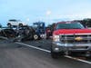 A crash involving a tractor-trailer truck hauling cars closed Interstate 4 at U.S. 301 for ​2 1/2 hours Saturday.