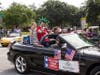 Temple Terrace City Councilwoman Cheri Donohue gets into the patriotic spirit at the Temple Terrace parade. 